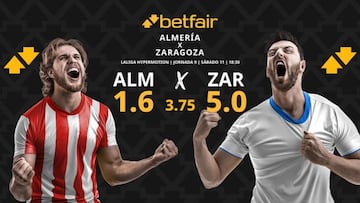 UD Almería vs. Real Zaragoza: horario, dónde ver, pronósticos y clasificación