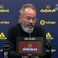 Cervera: "Cala dice que no ha insultado a Diakhaby y le creo"