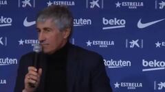 La frase de Setién que ahora está en su contra