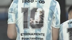 El emotivo homenaje de Argentina a Maradona, Sabella y Luque