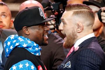 Mayweather-McGregor presentan el combate del siglo