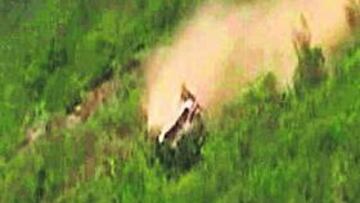 Imagen televisiva del accidente