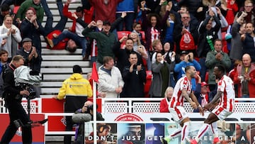 Jesé scores, Stoke fans go viral