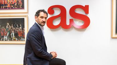 Jorge Garbajosa, presidente de FIBA Europa, visita AS.