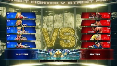 Así son los nuevos combates por equipos de Street Fighter V