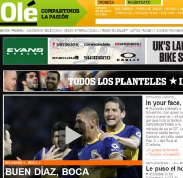 Portadas de la prensa extranjera