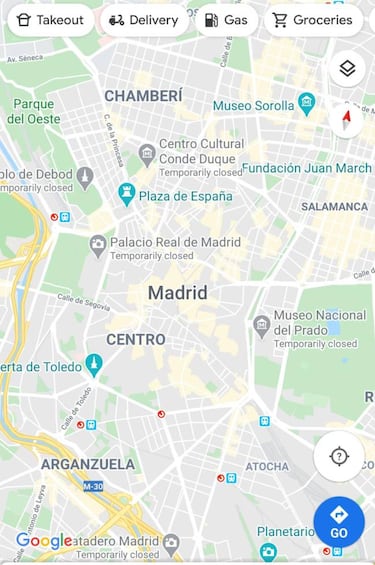 Google Maps te avisa de restaurantes con entrega a domicilio y para llevar