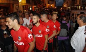 Las imágenes de la cena del Atleti