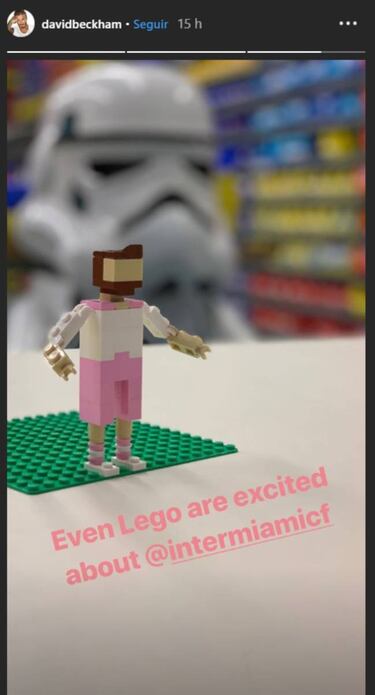 David Beckham comparti¨® el primer Lego del Inter Miami