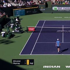 Pagó la novatada: vean el lío de Murray a Alcaraz