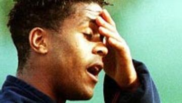 <b>DE BAJA.</b> Patrick Kluivert sigue de baja.