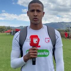 Fainer Torijano envía un mensaje a la afición de Santa Fe