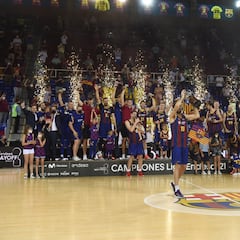 Barcelona-Real Madrid: la celebración azulgrana en imágenes