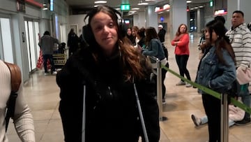 Zayra Gutiérrez en el Aeropuerto Adolfo Suárez Madrid-Barajas a 22 de Marzo de 2024 en Madrid (España).
ZAYRA GUTIÉRREZ;AEROPUERTO ADOLFO SUÁREZ MADRID-BARAJAS;SUPERVIVIENTES
Europa Press Reportajes
23/03/2024