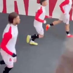 Indignación en el rojiblanco por lo que hizo Ramos al saltar al Metropolitano