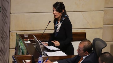 Bogotá, 30 de Noviembre de 2022. Moción de Censura Contra la Ministra de Minas, Irene Vélez, en la Cámara de Representantes. (Colprensa - Álvaro Tavera)