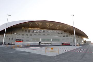 The Wanda Metropolitano is still being worked on...