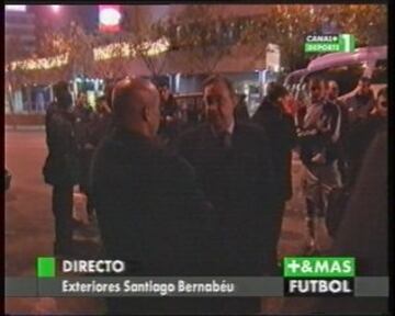 El 12 de diciembre de 2004 el Real Madrid empataba a uno contra la Real Sociedad cuando en el minuto 88 el colegiado Vicente José Lizondo Cortés decidió suspender el partido. Una llamada de ETA al diario Gara anunciaba que a las 21:00 horas iba a estallar un artefacto en el estadio Santiago Bernabéu, poco después de la hora prevista para el final del partido. 
