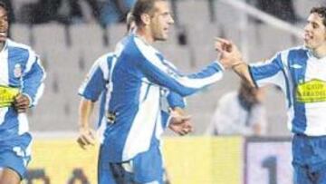 <b>LA ÚLTIMA GRAN GESTA. </b>La del pasado sábado contra el Athletic es la tercera ocasión en que Ferran Corominas salva los muebles del Espanyol, con sólo 22 años.