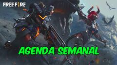 agenda semanal free fire abril gratis