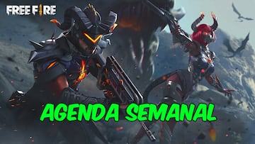 Agenda semanal de Free Fire del 24 al 30 de abril con Ruleta de Tokens y Lanzamiento en Tienda