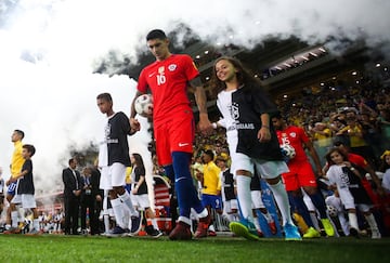 Las mejores imágenes del duelo entre Chile y Brasil