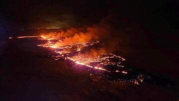 The scenes from the Iceland volcanic eruption look like something out of the movie after the town of Grindavik evacuated around 4,000 residents.