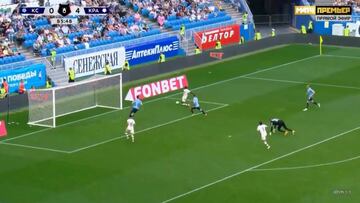 Jhon Córdoba y su doblete ante Krylia Sovétov