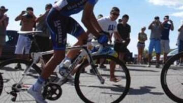 <b>PRIMERO Y SEGUNDO. </b>Al igual que en esta imagen, Leipheimer precedió a Contador en San Luis.