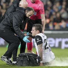 Santi Mina estará de dos a tres semanas de baja