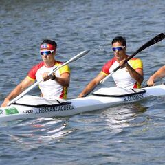 El K-4 1.000 español también consigue meterse en la final