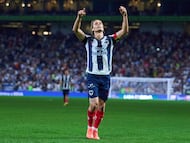Sergio Canales celebrates his goal 2-0 of Monterrey during the 9th round match between Monterrey and Queretaro as part of the Liga BBVA MX Varonil, Torneo Clausura 2026 at BBVA Bancomer Stadium, on March 04, 2026 in Monterrey, Nuevo Leon, Mexico.