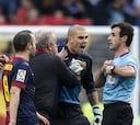 Valdés insultó a Pérez Lasa y le pueden caer cuatro partidos