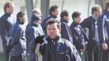 <b>ESTRENO. </b>Martín Monteagudo dirigió ayer su primera sesión de entrenamiento en el Albacete.