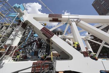 Real Madrid: Remodelling work on the Santiago Bernabéu stadium advancing