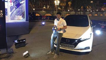 Deco, embajador de la marca de coches japonesa.