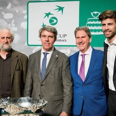 Piqué preside el sorteo de la Davis: España contra Croacia y Rusia