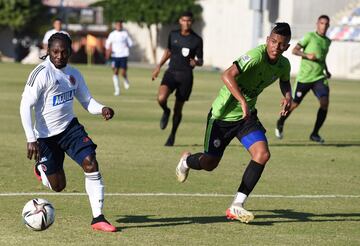 Los dirigidos por Reinaldo Rueda continúan su preparación para el juego vs Honduras y disputaron dos partidos amistosos en el Romelio Martínez.