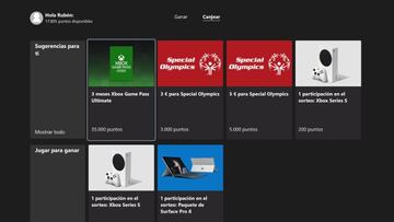 Una de las recompensas de las Microsoft Rewards son c&oacute;digos de 1 mes y 3 meses de Xbox Game Pass Ultimate