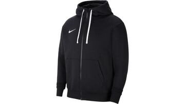 Sudadera Nike con cremallera en color negro disponible en Amazon.