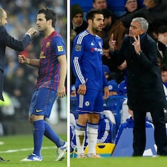 Cesc compara la forma de trabajar de Wenger, Pep y Mou