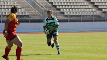 Mar&iacute;a Centuri&oacute;n, jugadora del CDU M&aacute;laga.