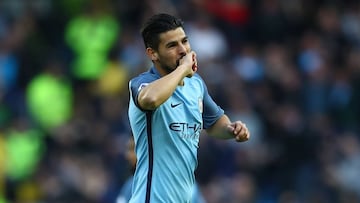 Nolito con el Manchester City