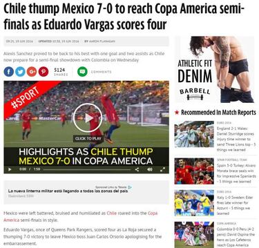 Así reaccionó la prensa internacional tras la goleada al Tri