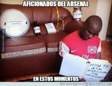 Los memes más divertidos del Barcelona-Arsenal de Champions