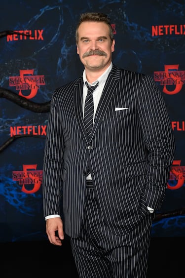 El actor que interpreta a Jim Hopper en 2025. 