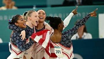 El único ‘error’ de Biles con 20 mil personas en directo y medio mundo mirándola