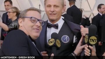 Viggo Mortensen lució en los Oscars el escudo de San Lorenzo