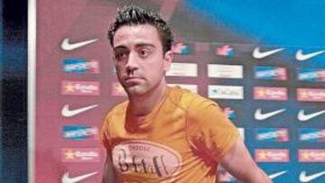 Xavi habló ayer.