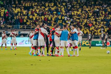 La Selección Colombia perdió 0-1 con la Selección Perú en Barranquilla por la decimoquinta jornada de las Eliminatorias Sudamericanas.